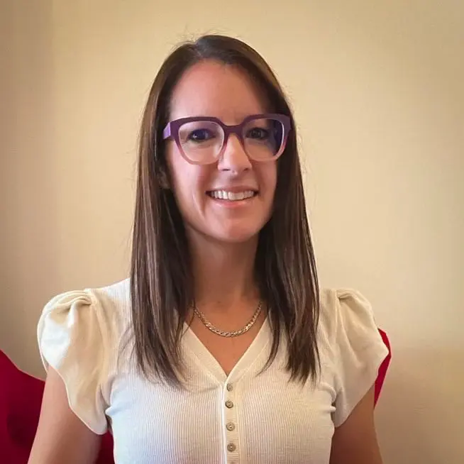 Linda, our lead optician